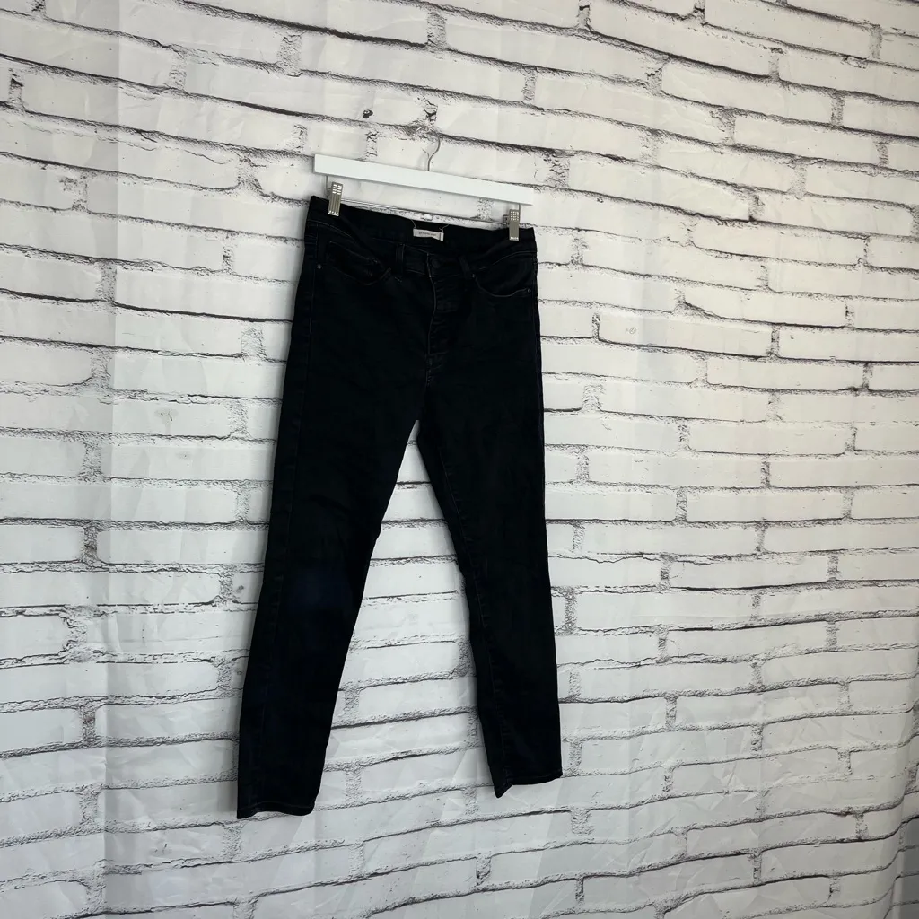 Levi’s 311 Shaping Skinny Jeans Women’s 30 Dark Wash Mid Rise Stretch Denim Y2K - Image 2