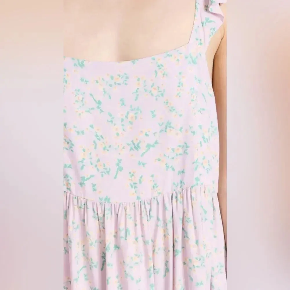 NWT Sokie Collective The Summer Flutter Dress Size‎ Medium Purple - Image 5