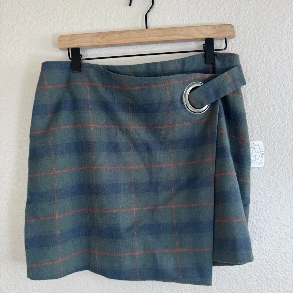 Free People Tessa Plaid Mini Skirt size 12 NEW $78 - Image 6
