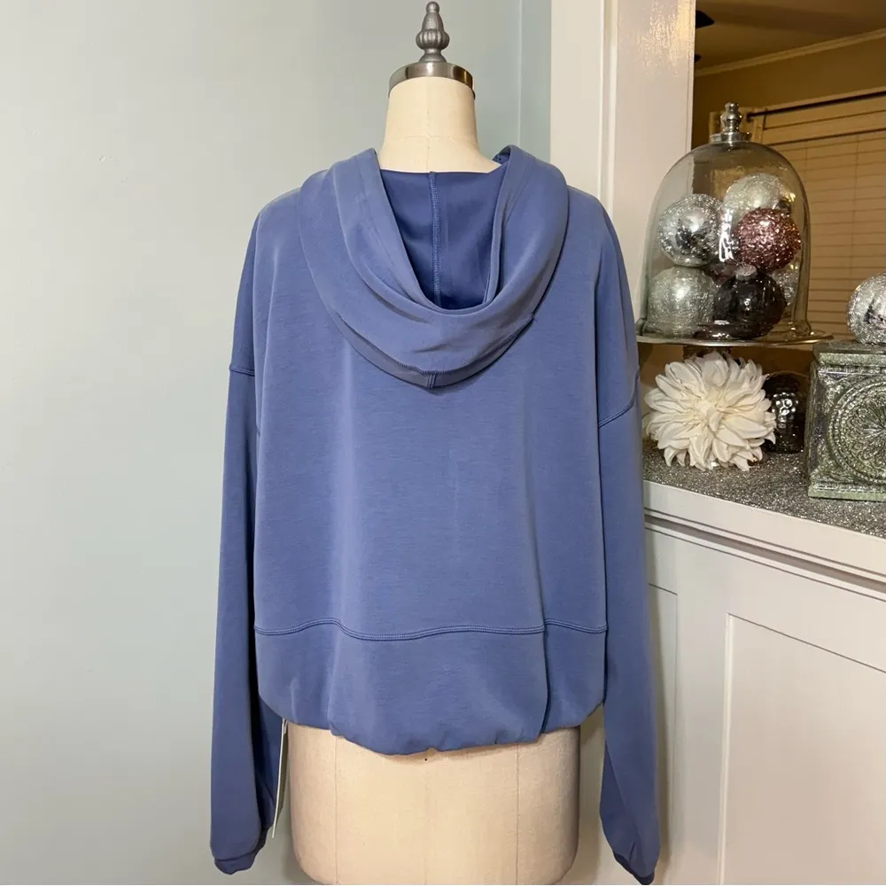 Lululemon Softstreme Full Zip Hoodie Jacket Oasis Blue 12 NWT - Image 8