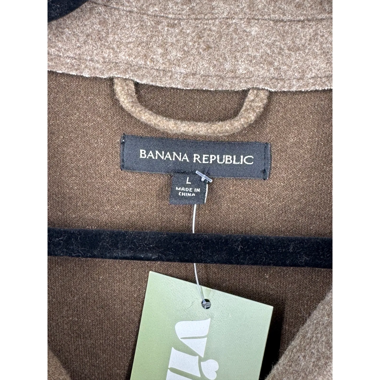 Banana Republic Ladies' Structured 4 Pocket Button Shacket Oversize Shirt jacket - Image 3