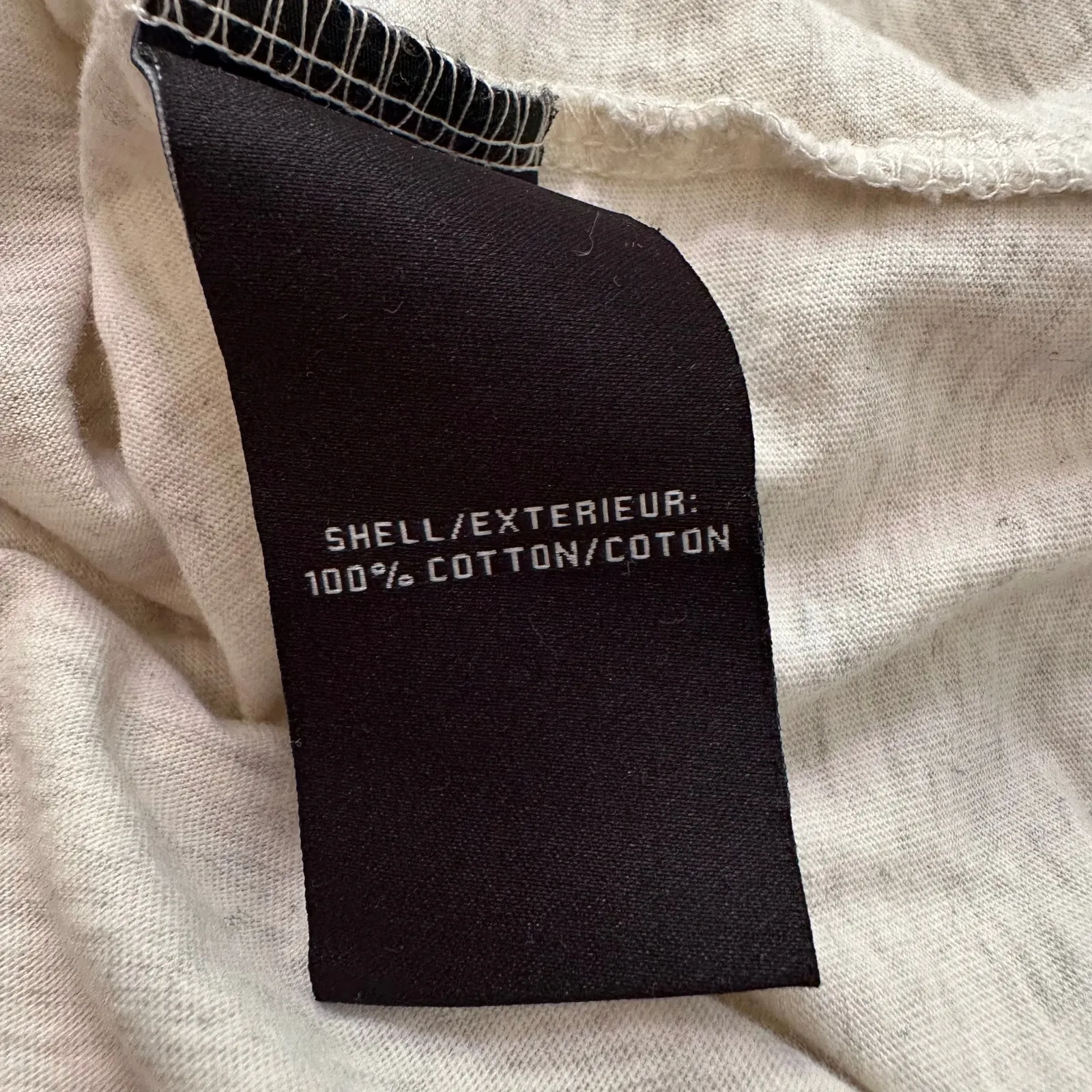 7 For All Mankind cream long-sleeve cotton top size S - Image 7