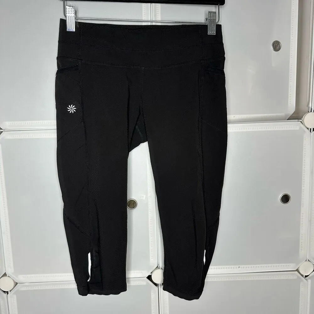 Athleta Dobby Be Free Knicker Capri Black Size XS - Image 2