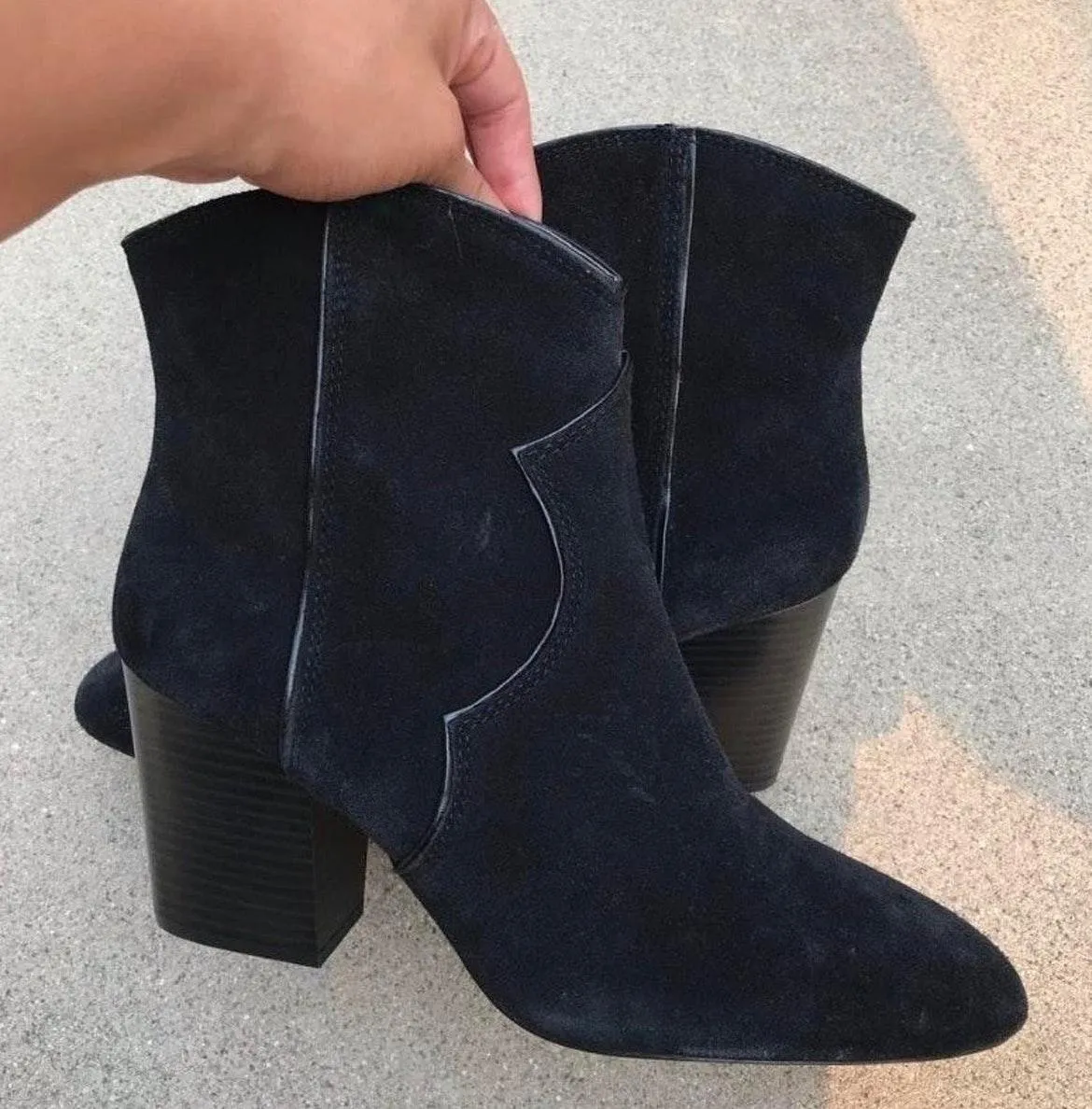 ZARA Suede Booties - Image 5