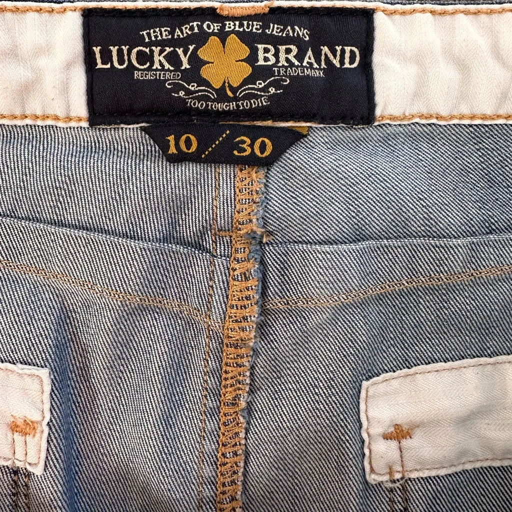 Lucky Brand Button Fly Denim Mini Skirt - Image 4