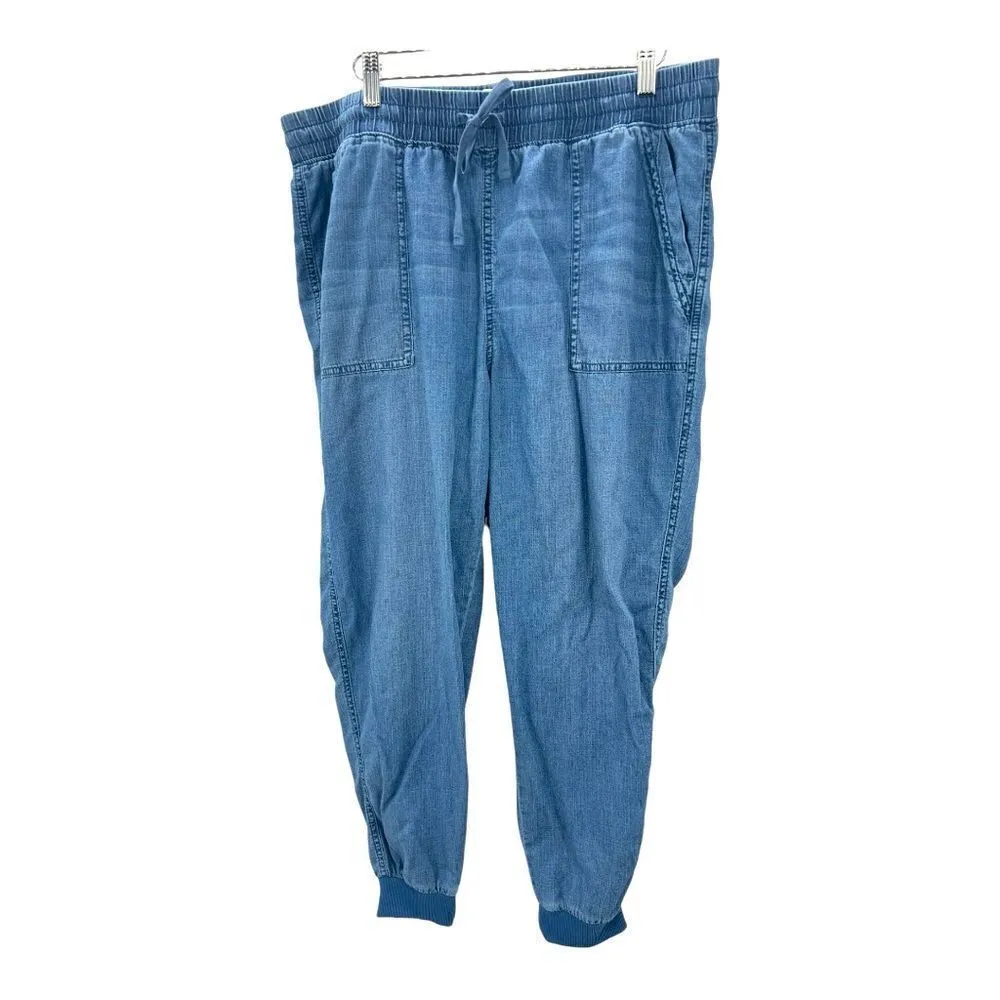 Seven7 women’s chambray utility jogger large - Image 5