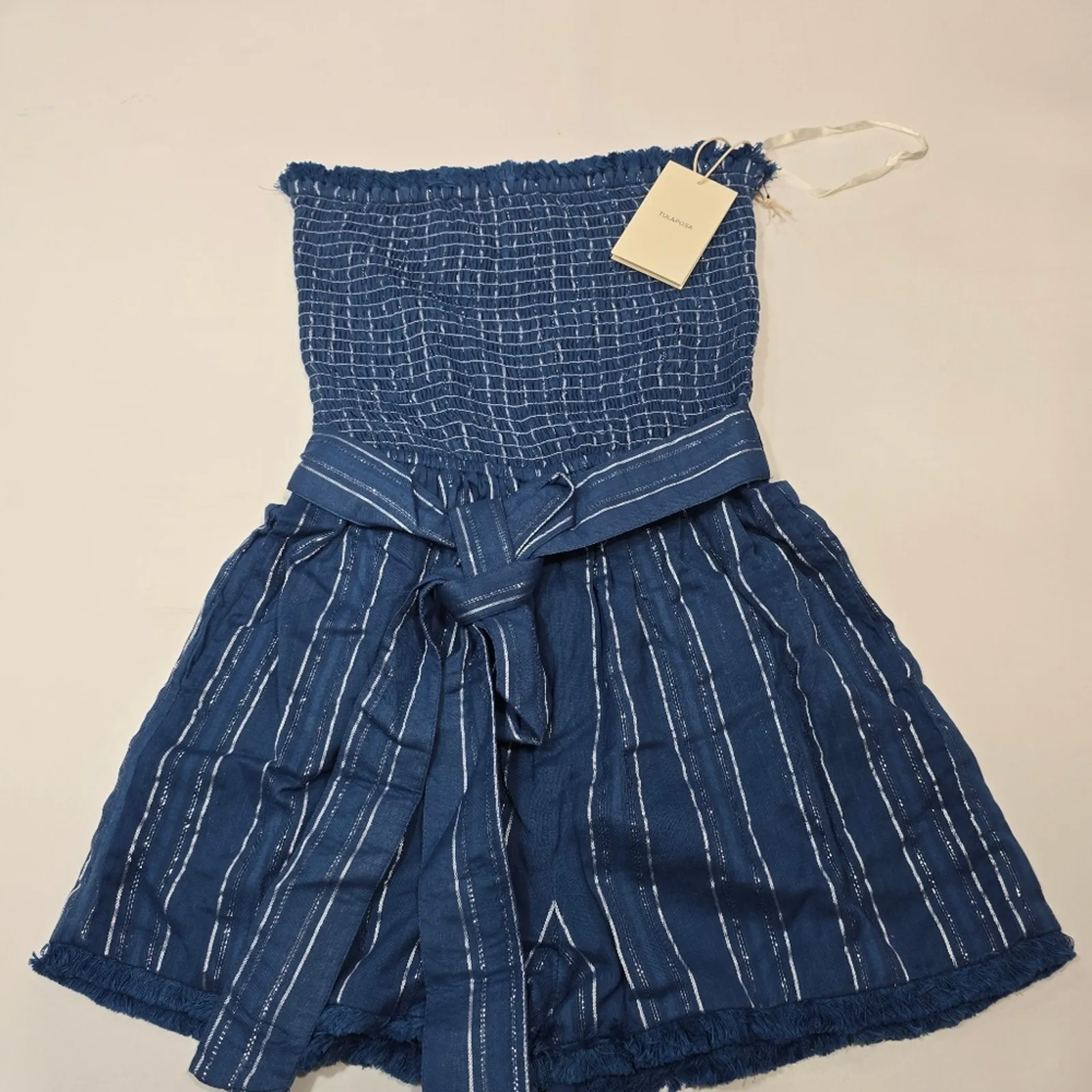 Tularosa Laylah Romper in Indigo Medium - Image 3