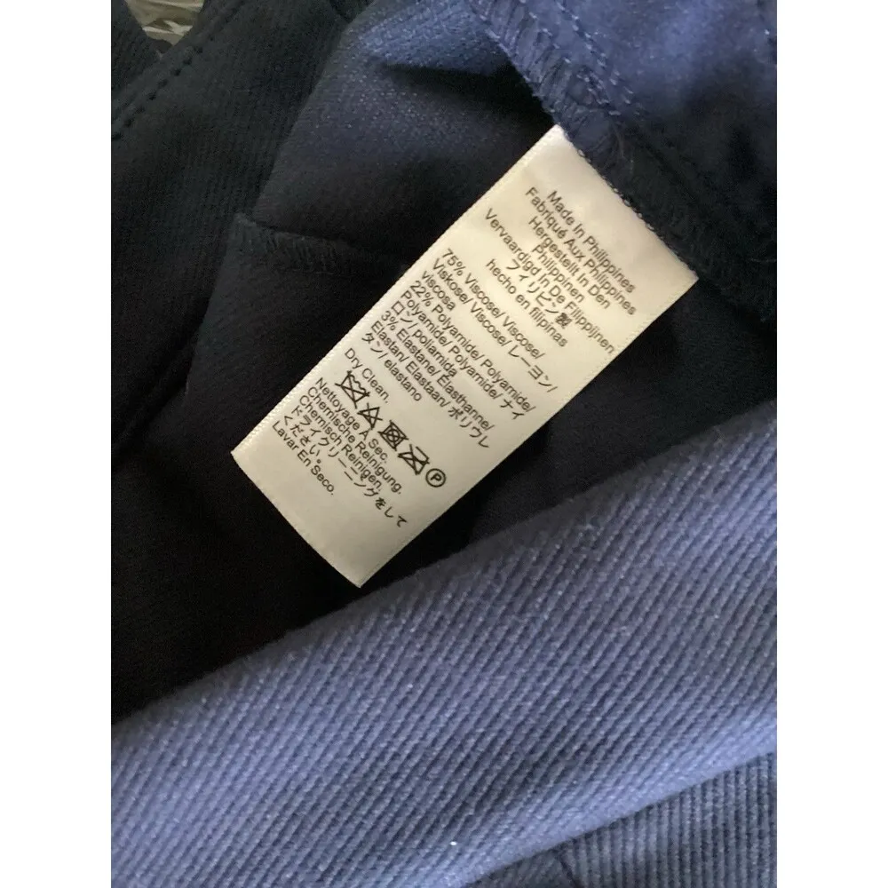 J. Crew Navy Blue Going Out Slim Pant in Stretch Twill 0P - Image 6