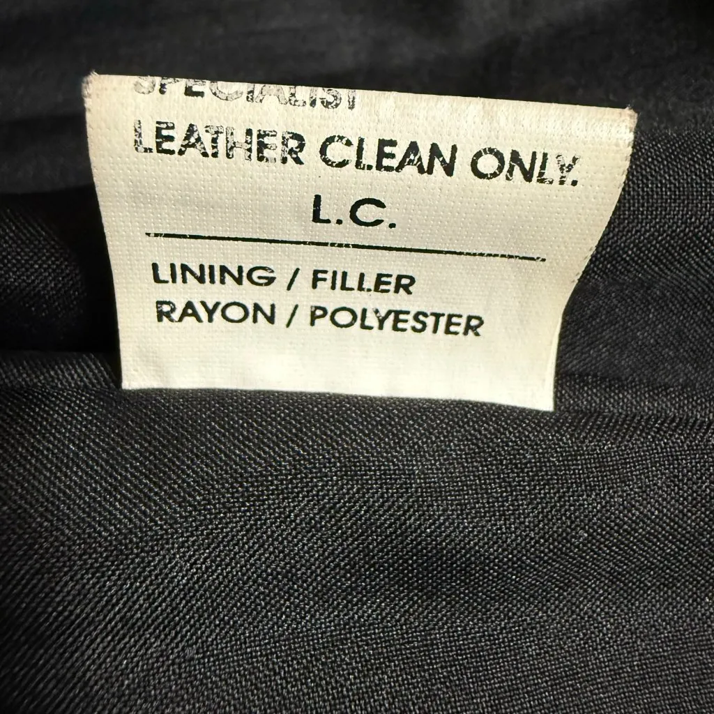 VTG Leather Jacket Black Size undefined - Image 7