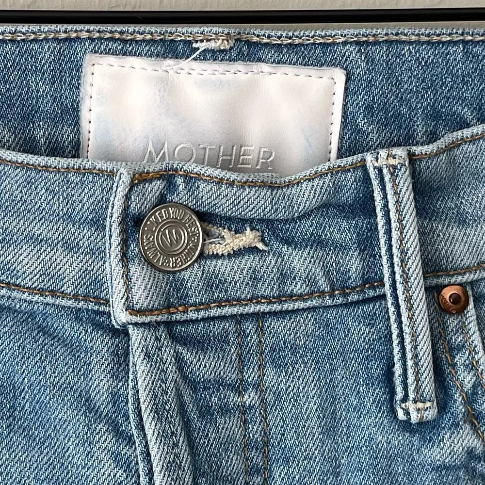 MOTHER superior THE STINGER FLOOD jeans High as The Heavens 26 Blue - Image 12