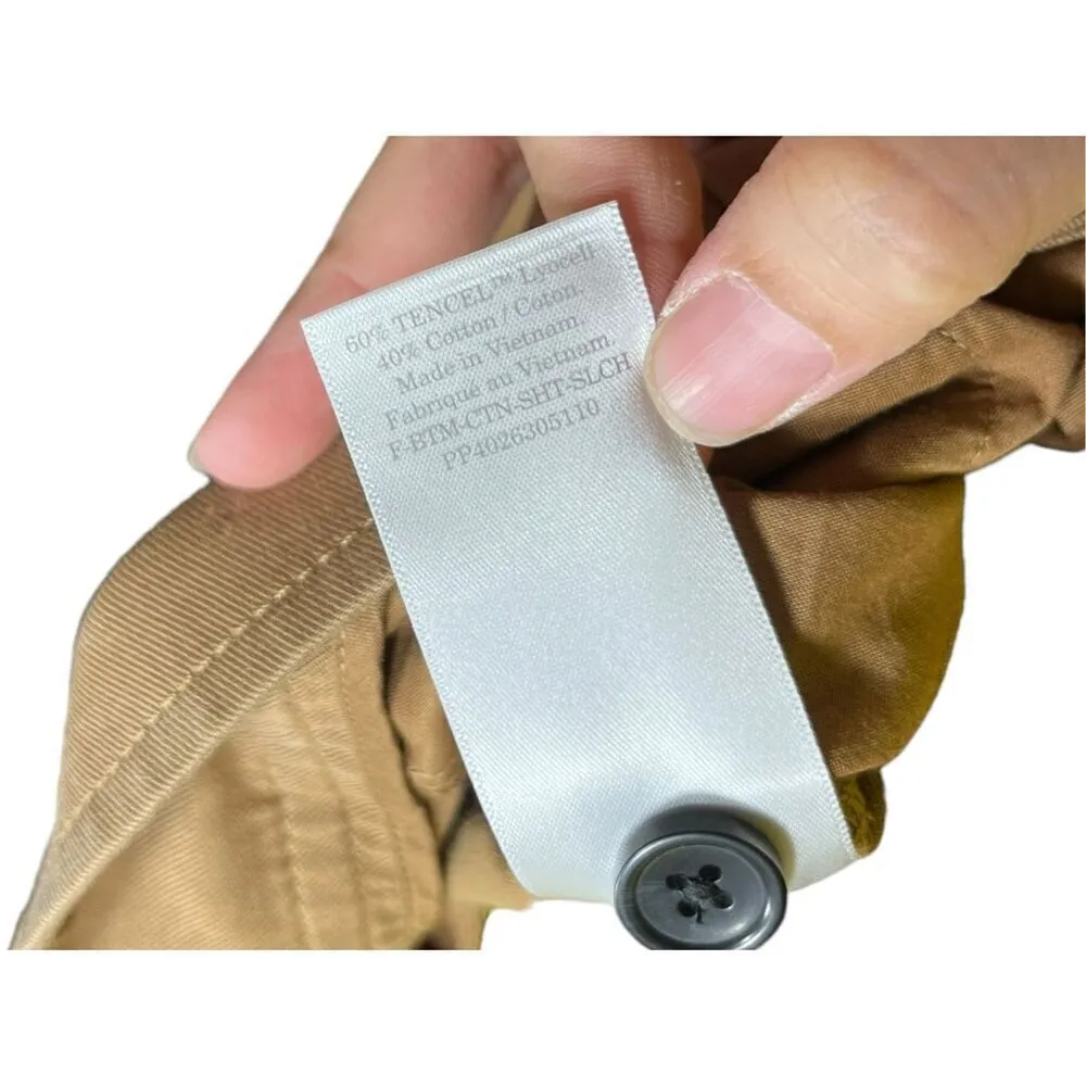 Everlane Khaki High Rise Shorts Size 14 - Image 6