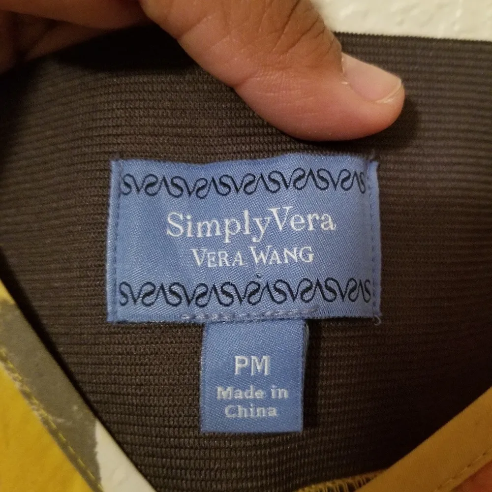 Simply Vera Vera Wang dress Size PM Brown Size M - Image 8