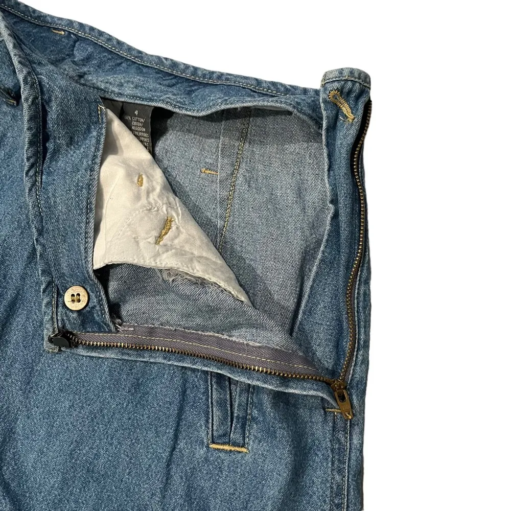 Vintage LizWear Cotton Denim Maxi Skirt - Image 11