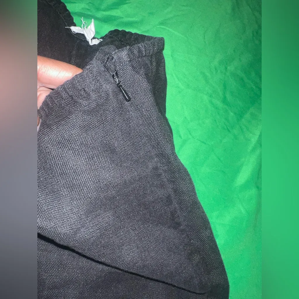 Eileen Fisher  100% Linen Black Pants size Small - Image 6