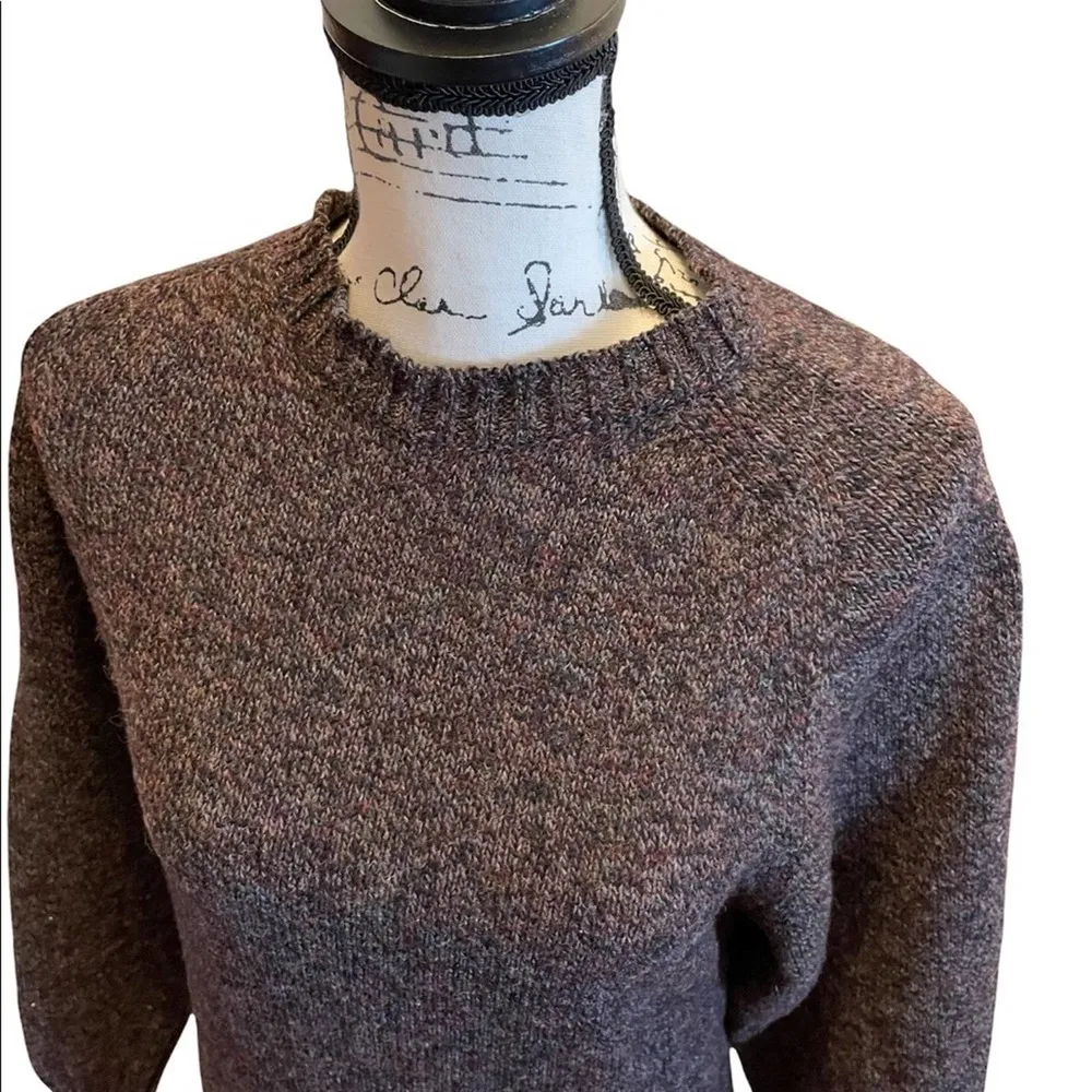 Knights Bridge Sweater Purple Medium Scotland Wool Granny - Image 2