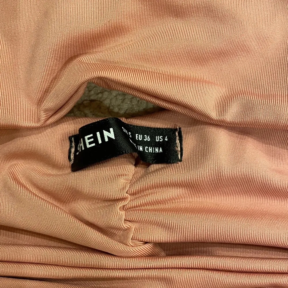 Cut Out Ruched Bodycon Dress, Light Pink, Size S, NWOT - Image 4