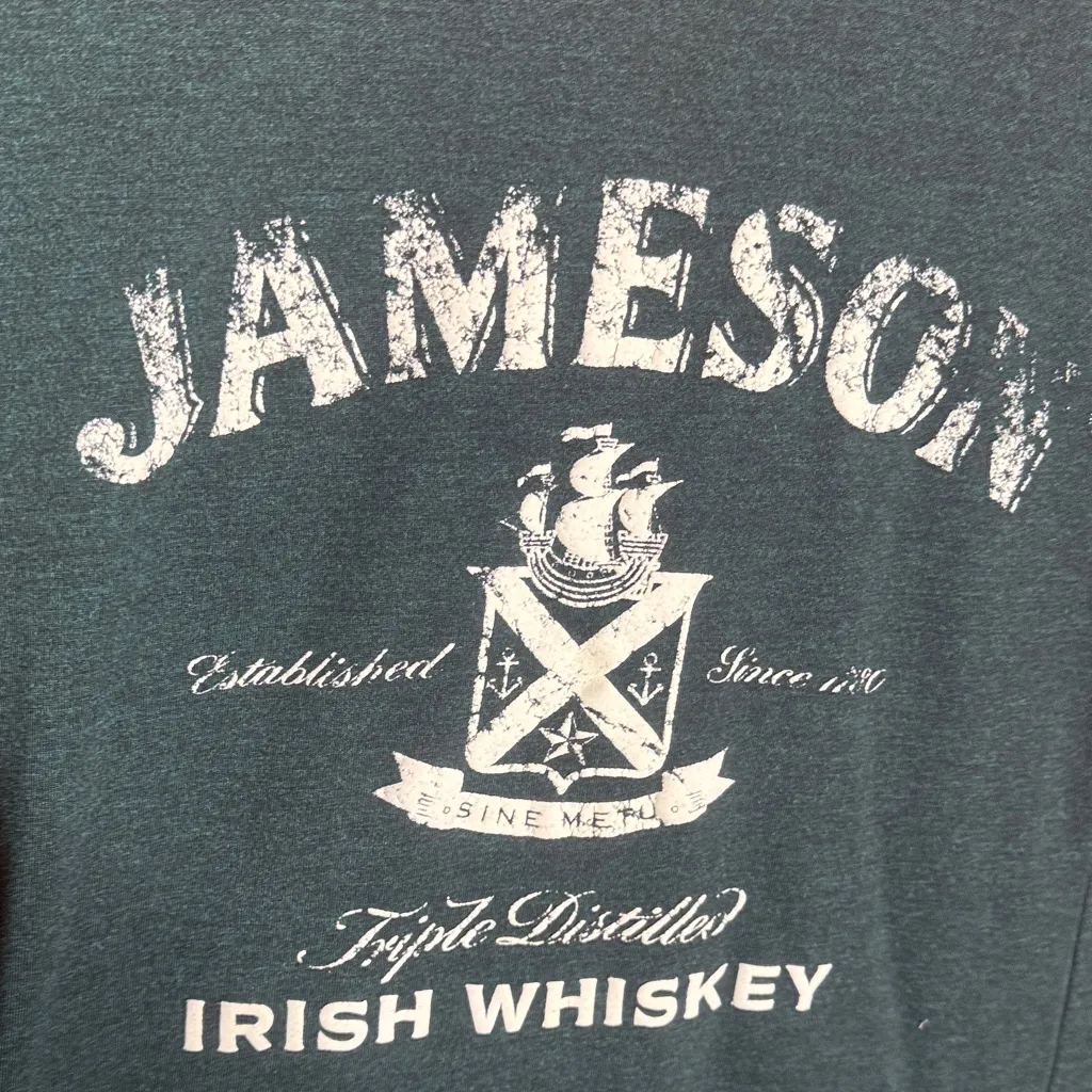 Jameson Irish Whiskey 'Sine Metu' Triple Distilled Green T - Image 4