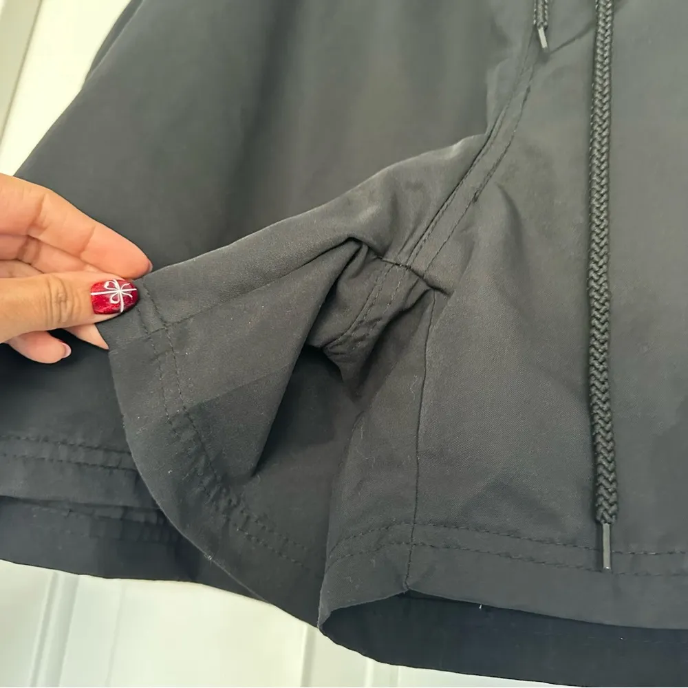 Womens AVA & VIV 16W/18W Black sporty shorts with drawstring elastic waistband - Image 3