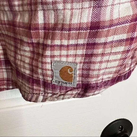 Carhartt Button Down Top, Size XL (16-18). Excellent condition. - Image 5