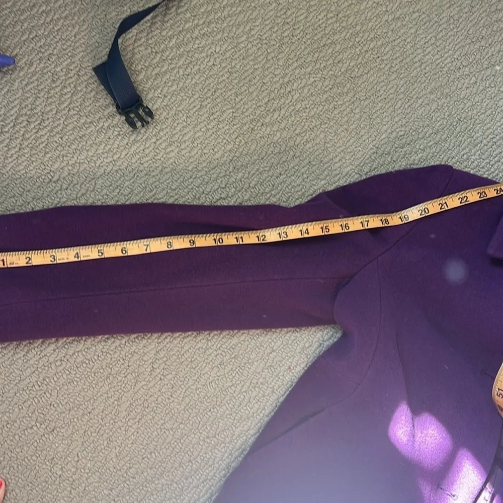 Purple Pea Coat - Image 7