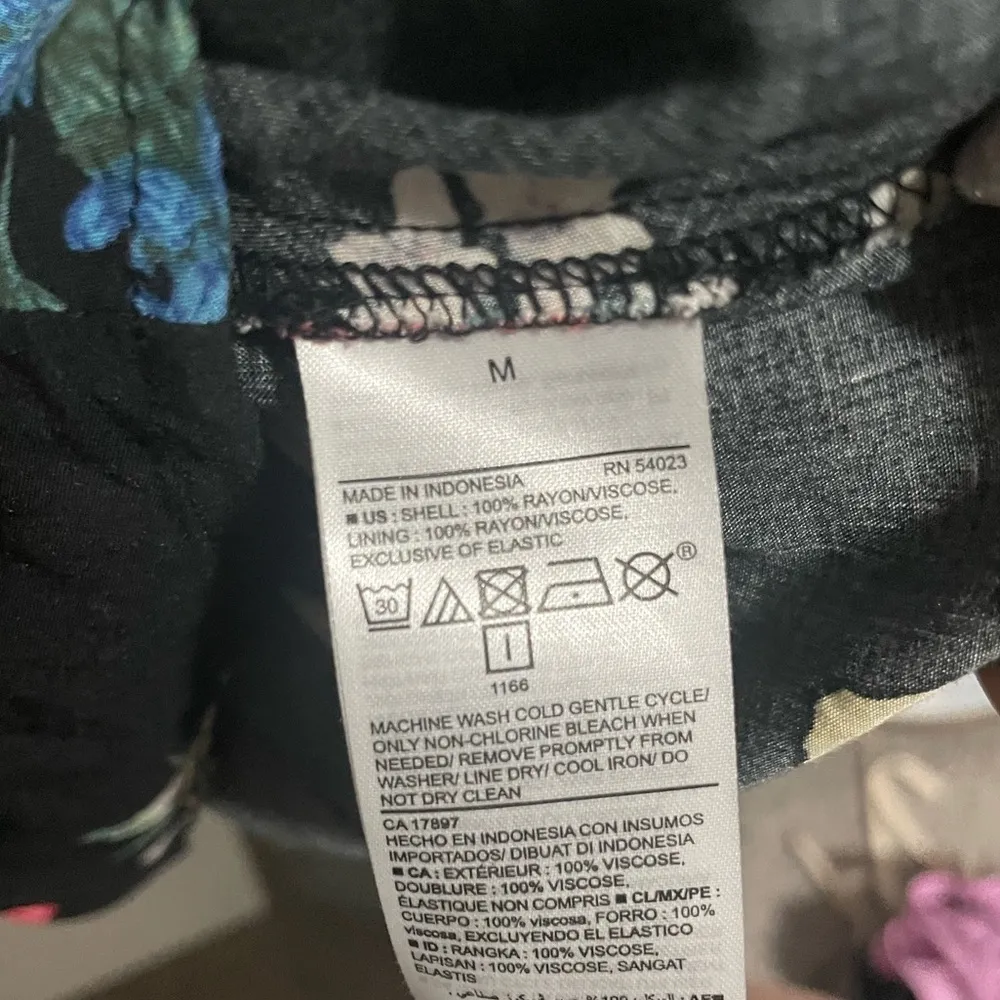 Old Navy Corset Mini Dress Women Medium Floral Cami Pleated Skater Romantic Boho - Image 9