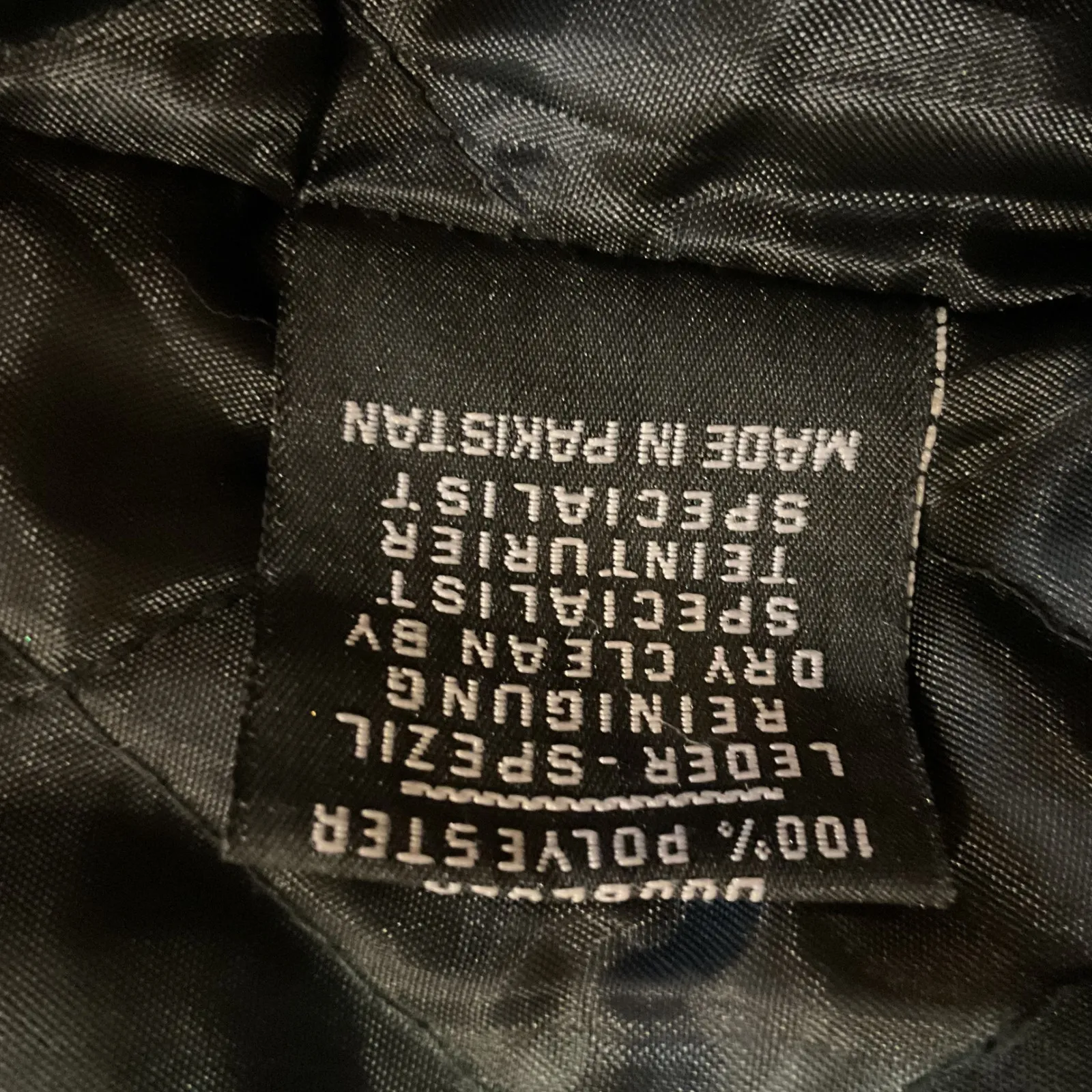 Leather King Braided Detail Sexy Fitted Black Leather Motorcycle Jacket Size S - Image 12