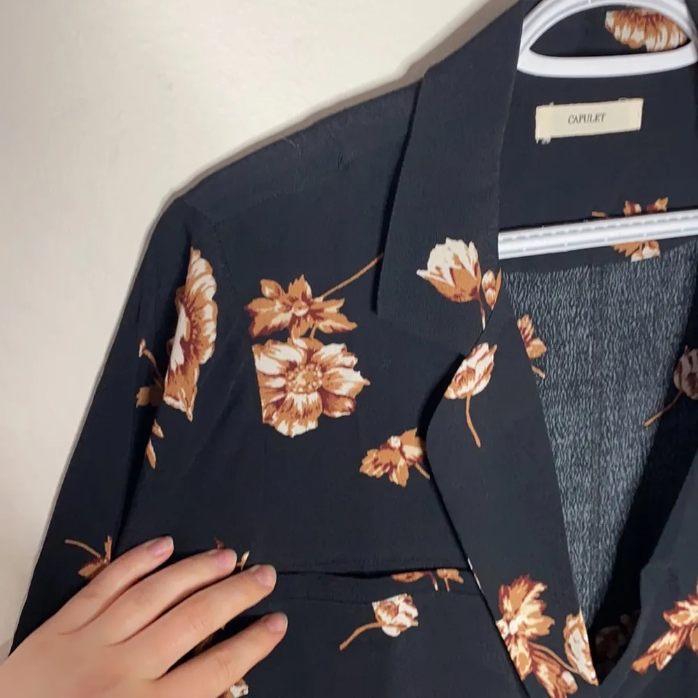 Capulet floral double breasted light jacket sz M - Image 100