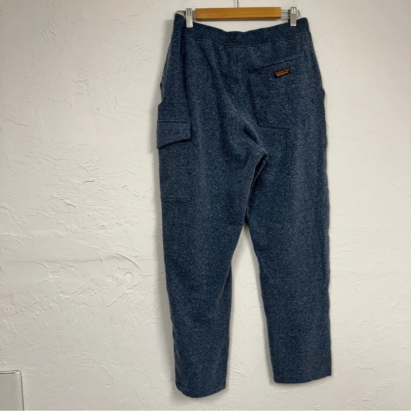 Patagonia Blue Cargo Jogger Sweatpants Womens M Casual Gorpcore Athletic Lounge - Image 4