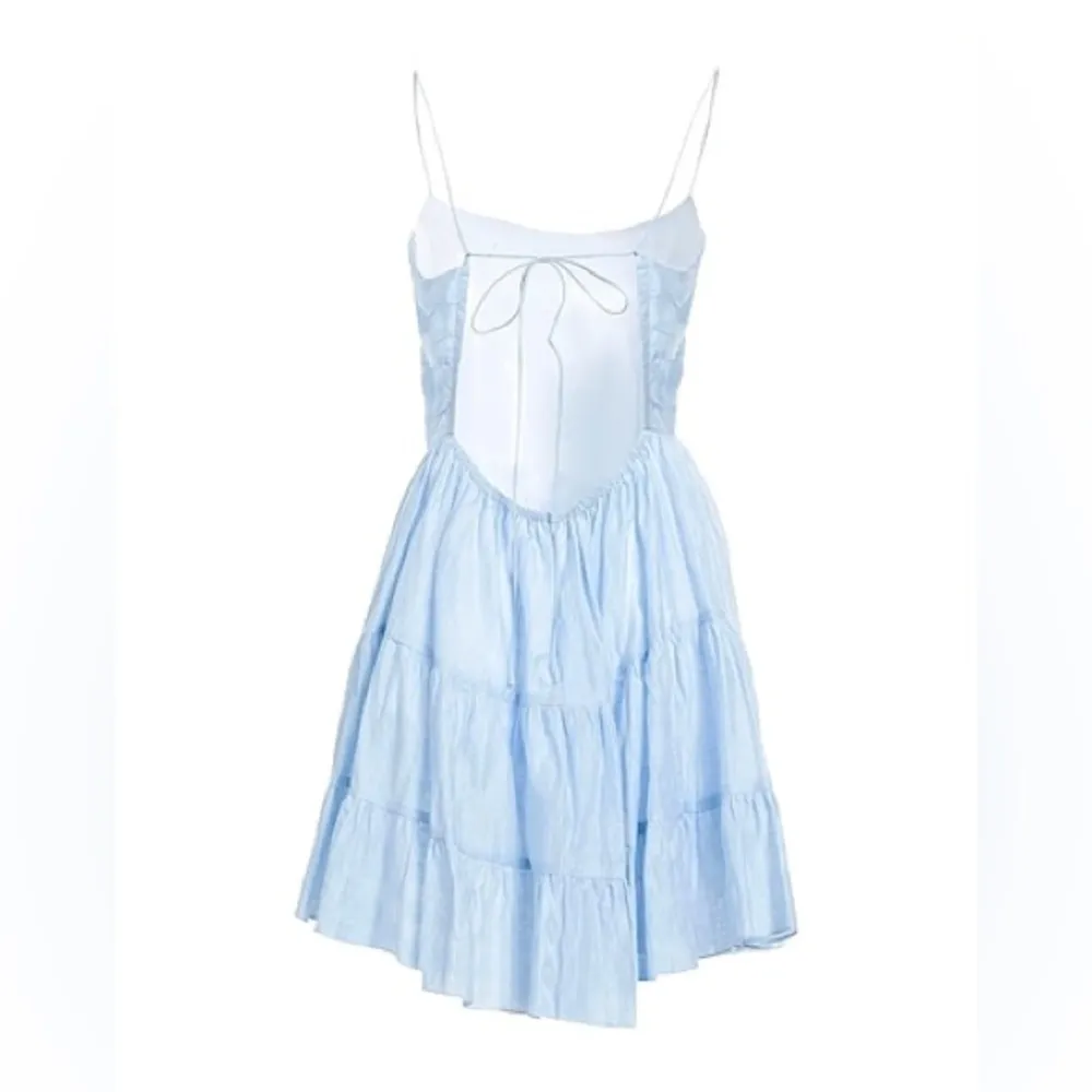 Sandro Lester strappy linen blend dress - Image 4