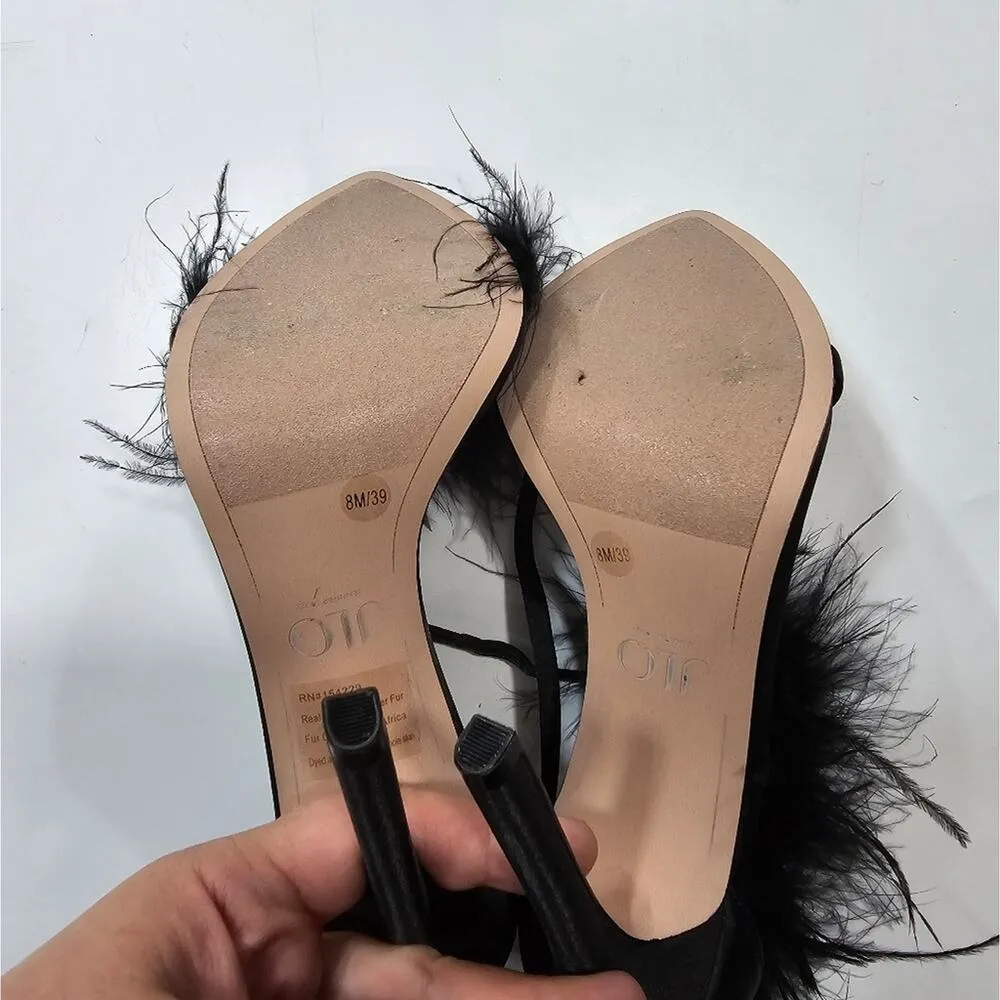 Jennifer Lopez JLO  x REVOLVE Sunset Sandal in Black - Image 8