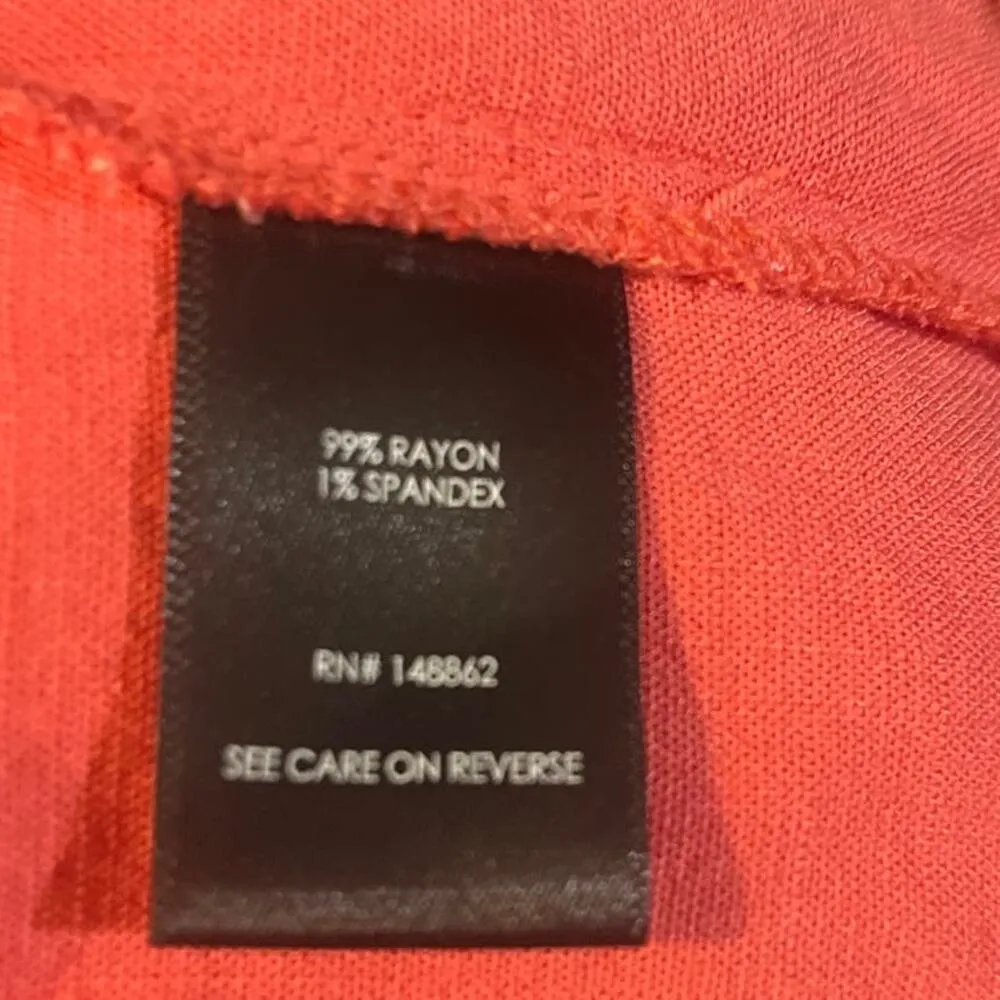 Torrid Babydoll Mini Dress Sz 2X Coral Boho Texture Tier Ruffle Peasant Romantic - Image 11