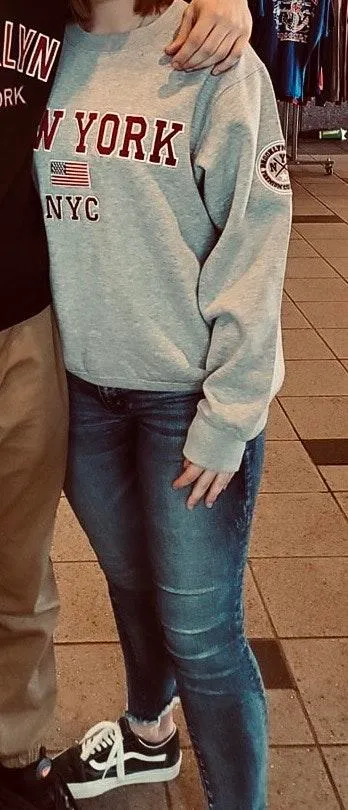 Brooklyn New York Crewneck Gray Size M - Image 5