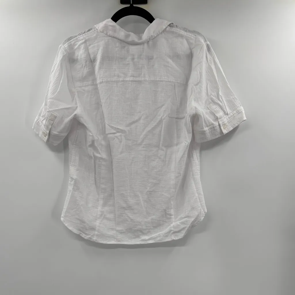 J.Crew Slim-fit button-up in cotton gauze in white - Image 6