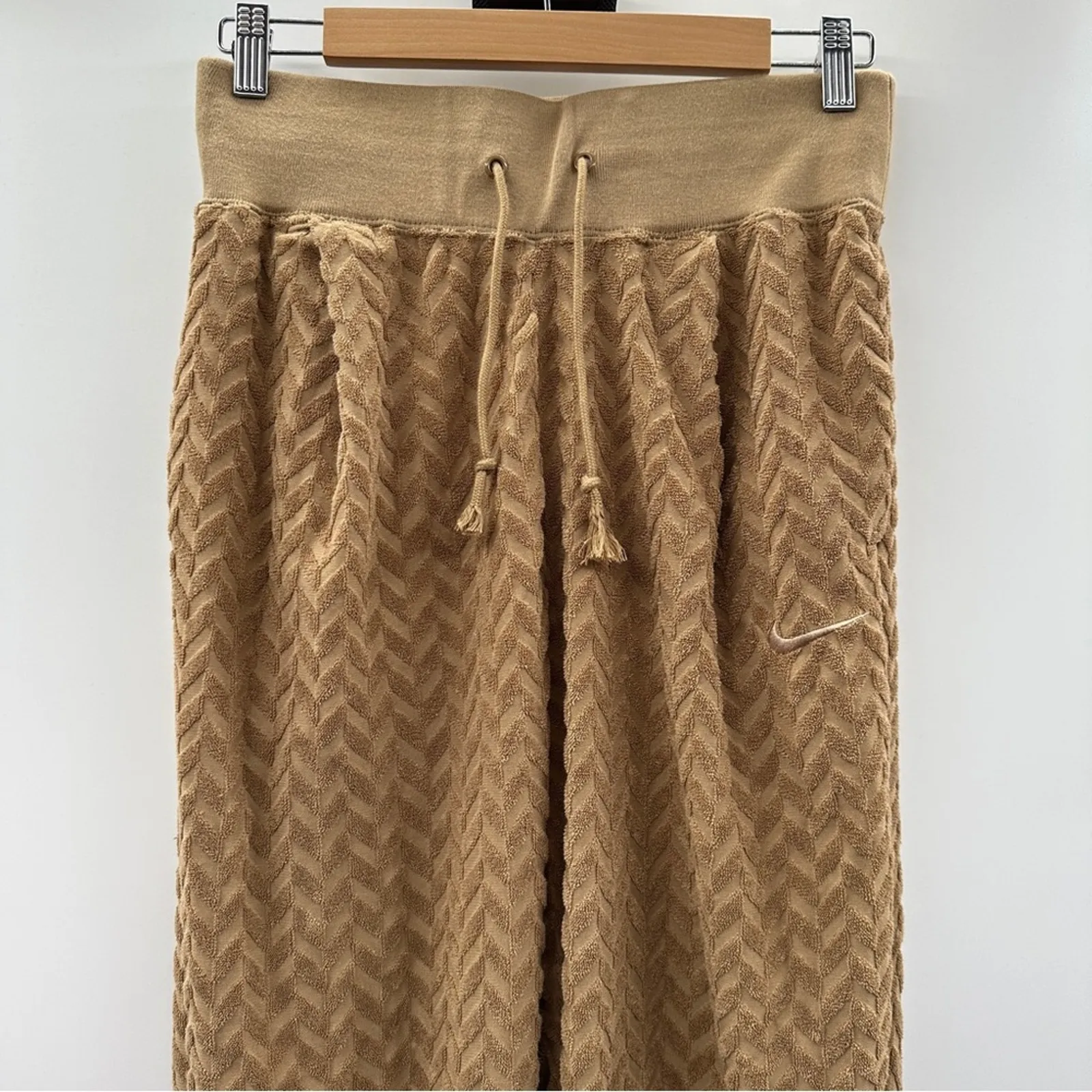 Nike Everyday Modern Terry Cloth Textured‎ High Waisted Jogger Sweatpants Sz S - Image 4