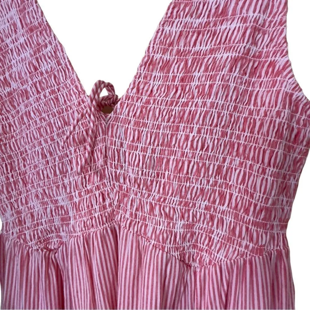 Free People Juno Sleeveless Smocked Tiered Maxi Dress - Image 12