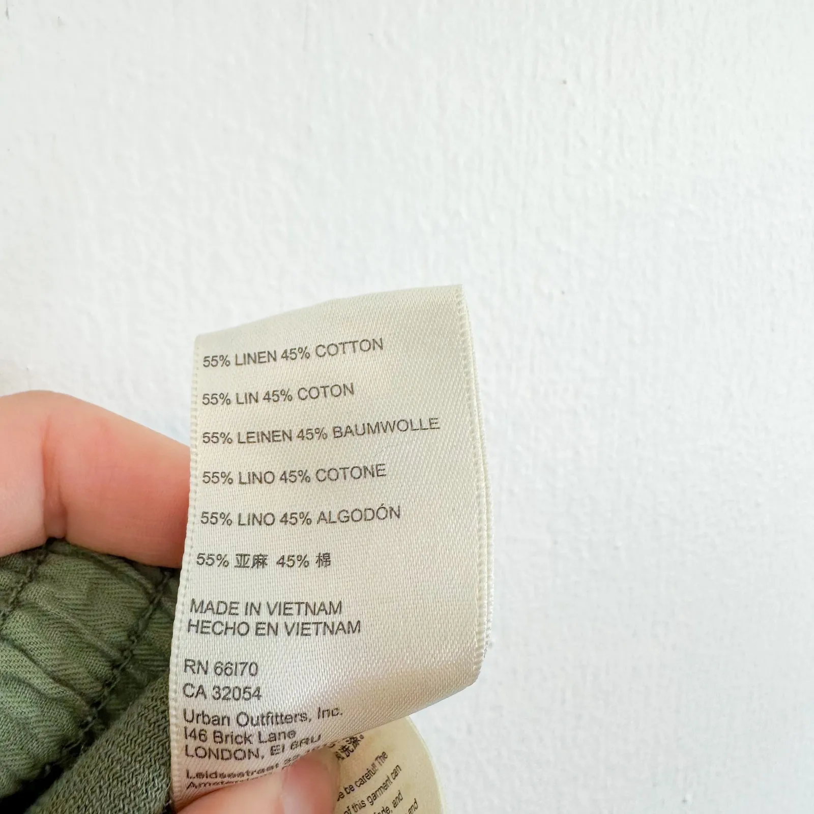 Free People | Feelin Good Cargo Linen-Cotton Blend Wide Leg‎ Joggers in Green - Image 9