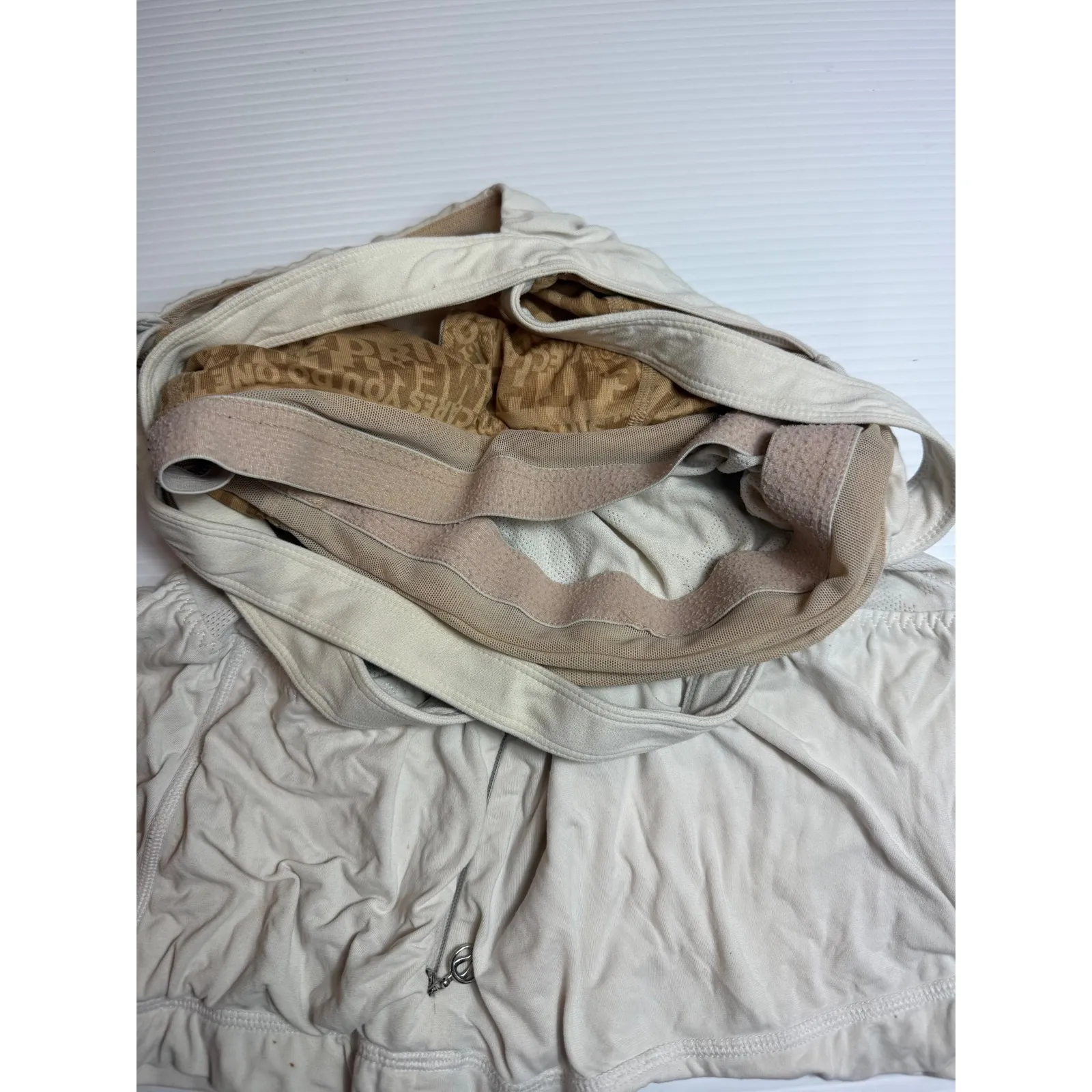 Lululemon Tank Top Athletic o Racerback Workout Dress style ‎ off white 6 - Image 5