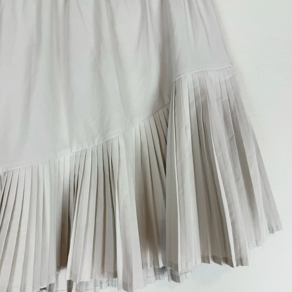 Spanx  Yes Pleats Mini Skirt‎ Skort Light Cloudy Gray Size Small - Image 7