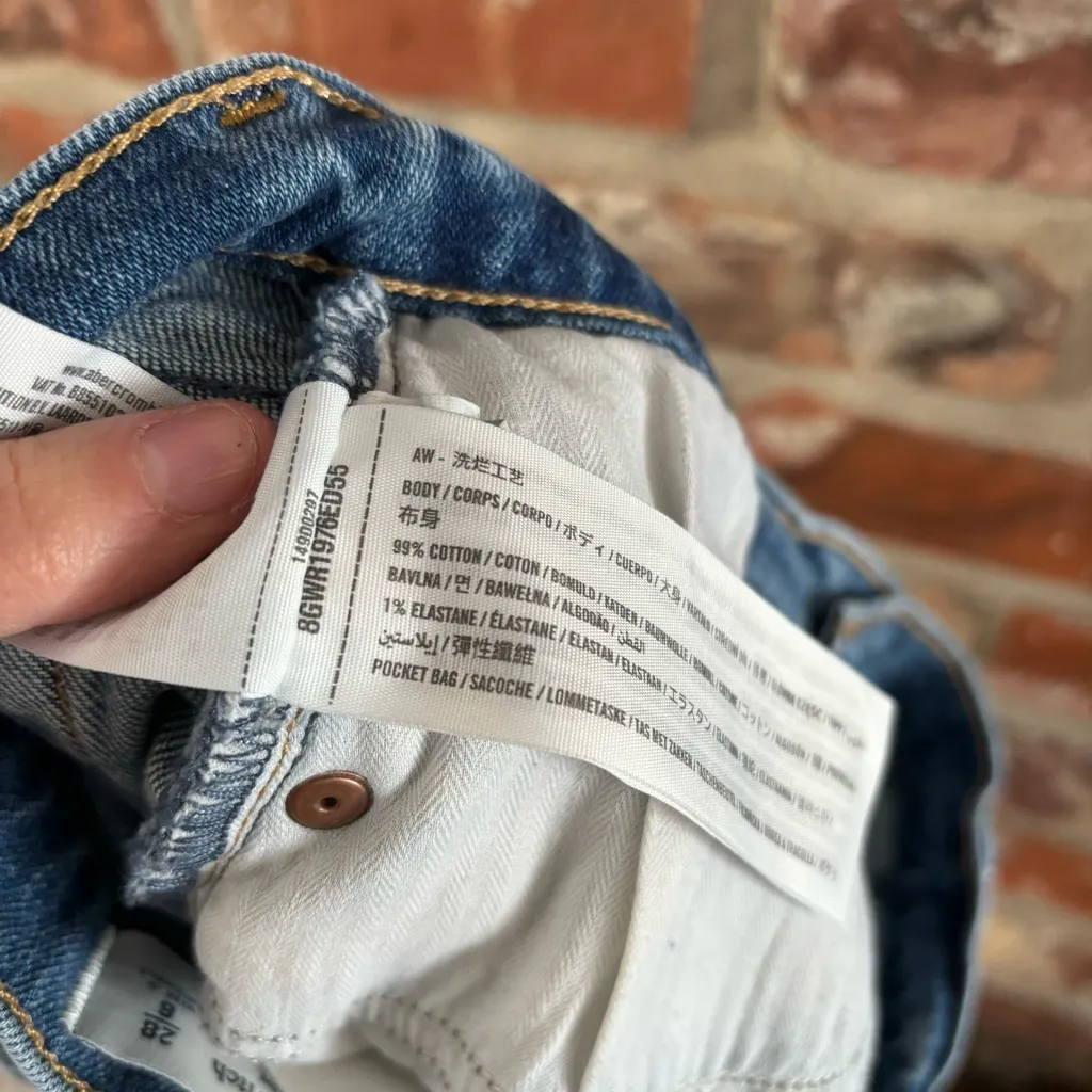 Abercrombie Curve Love Mom Jean Shorts - Image 7