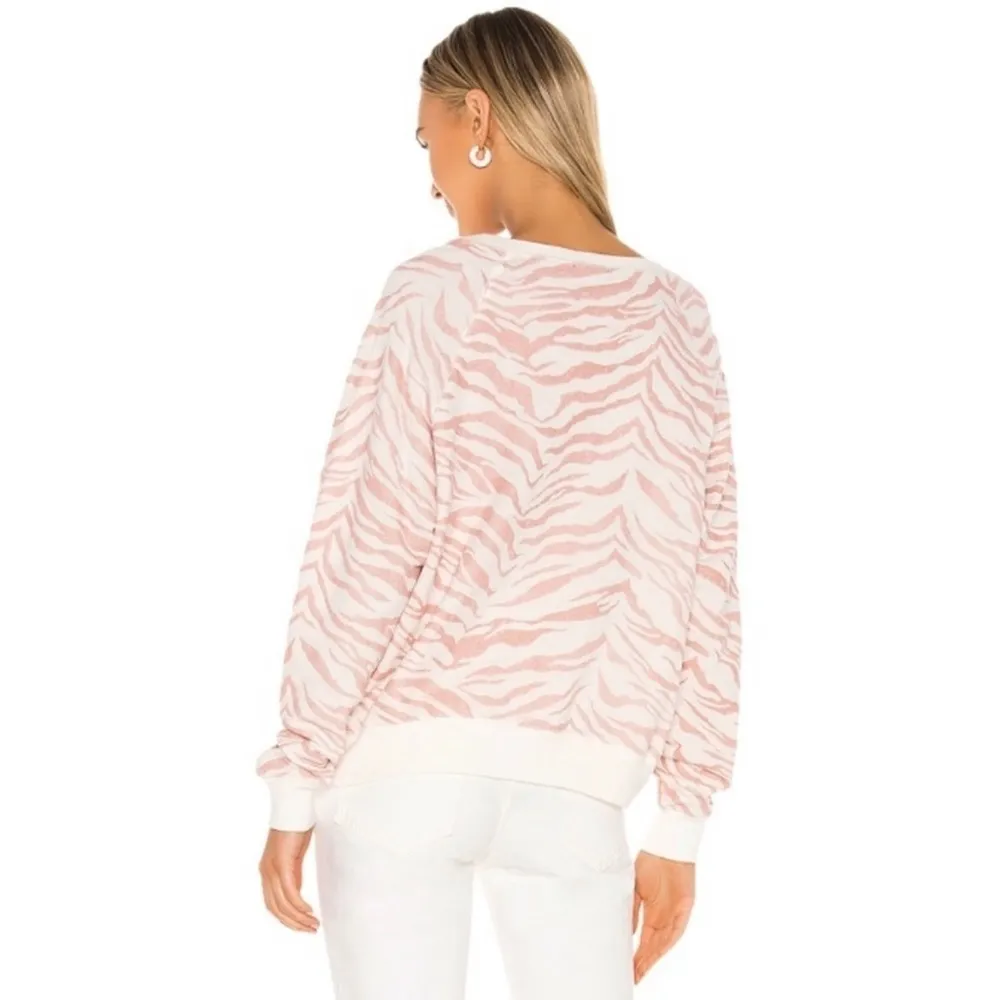 Rails Theo Sweatshirt in Blush Tiger Stripes - Image 2