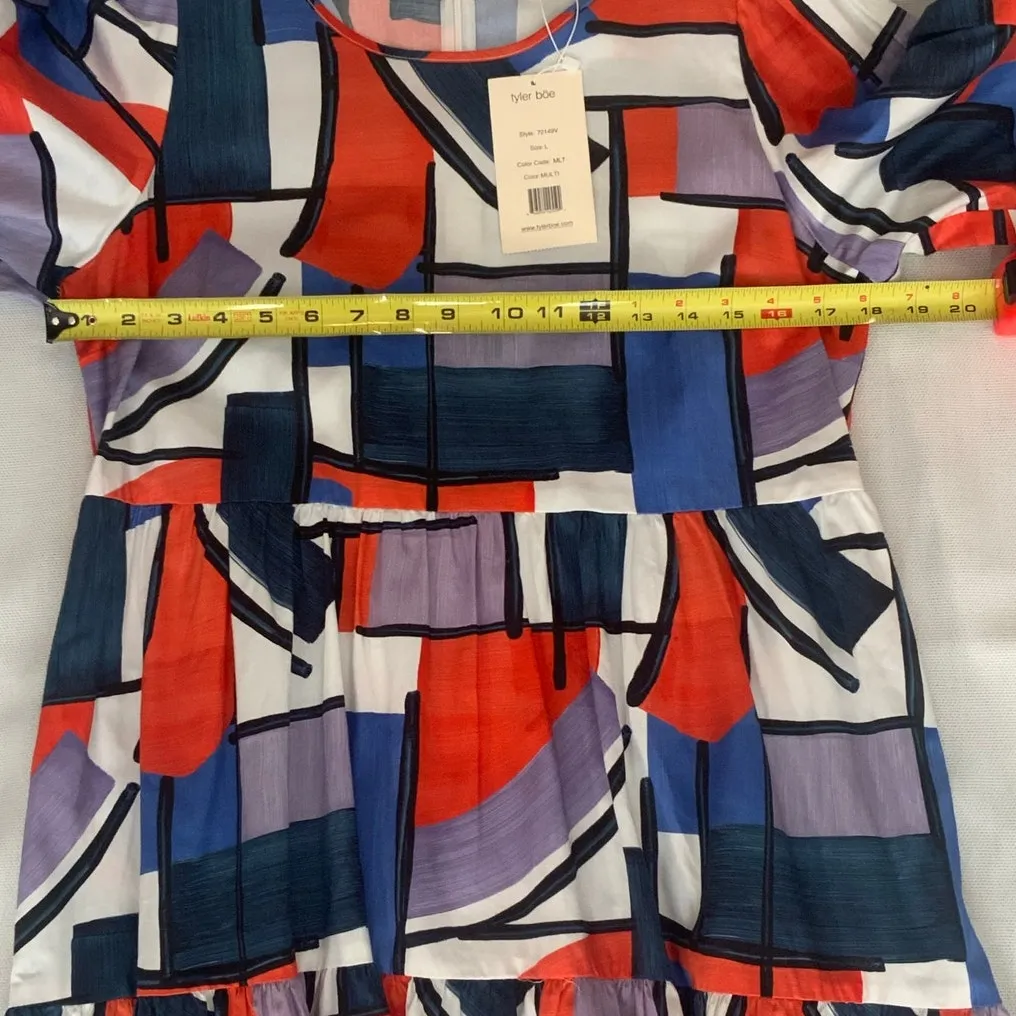 Tyler‎ Boe Phoebe Cotton Skimmer size large $247 retail Red - Image 7