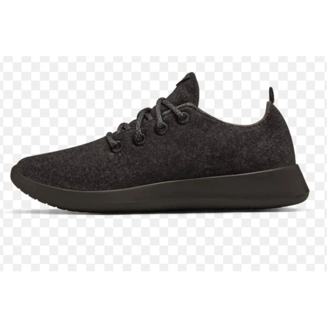 AllBirds black on black classic wool running sneaker size 9 - Image 2