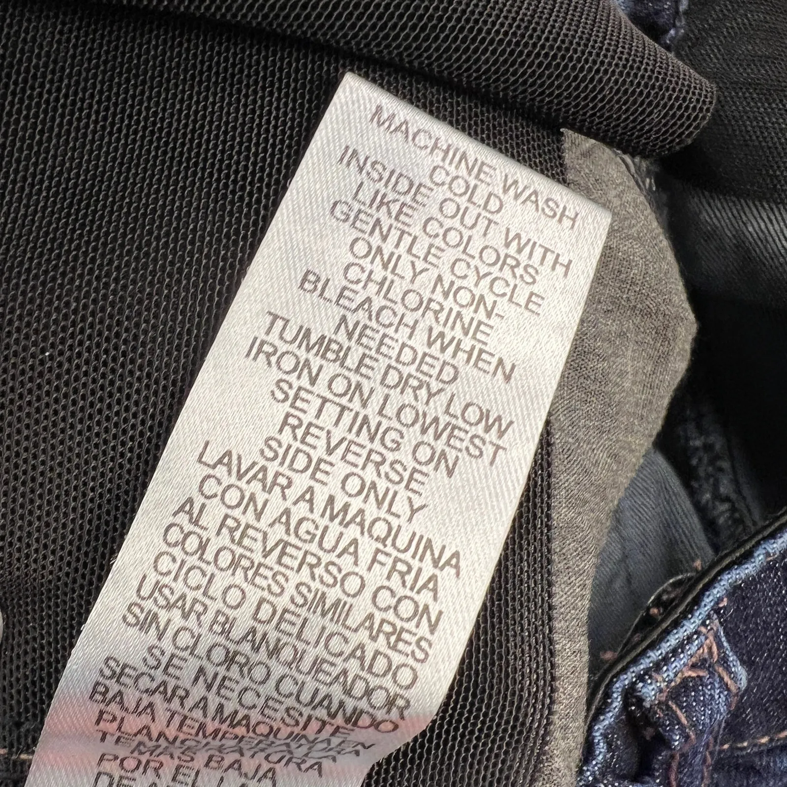 Democracy "Ab"Technology Step Fray Mid Rise Ankle Jeans Tummy Control Size 6 - Image 7