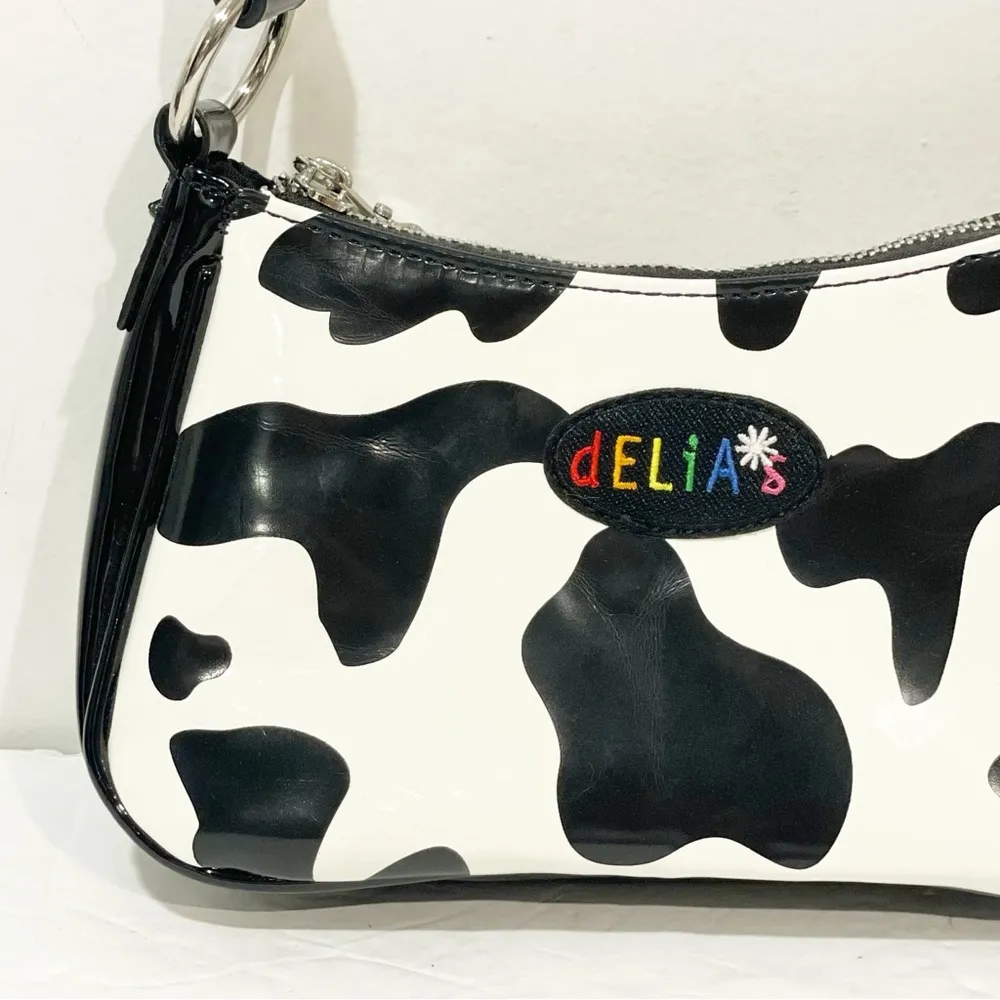 Delia*s Y2k Animal Behavior Cow Print Shoulder Bag - Image 2