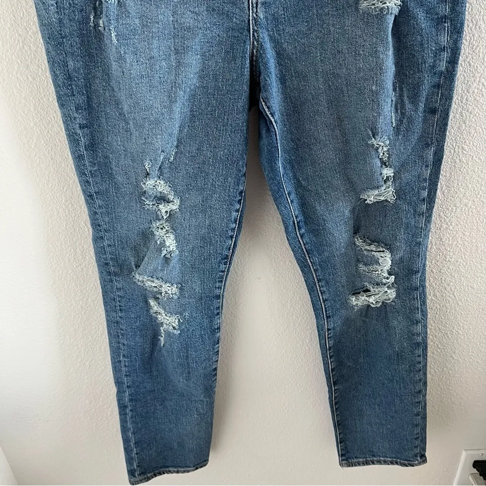 Old Navy Extra High Rise Pop Icon Skinny Denim Jeans Secret Smooth Pockets 8 - Image 4