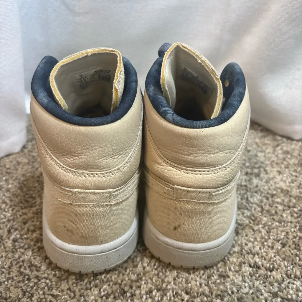 Women’s Air Jordan mid 1 se Sand drift Sneakers Shoes Basketball Nike Size 9 GUC - Image 2