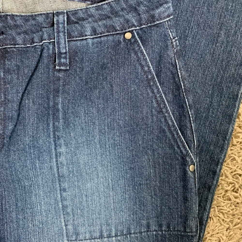 *Y2K* Tommy Hilfiger sz.6 trouser blue jeans straight leg - Image 4