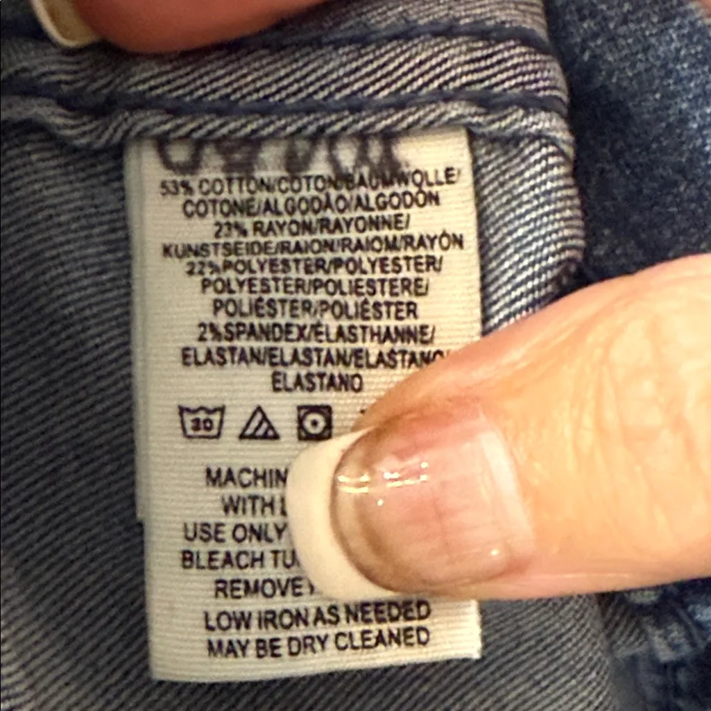 FREE PEOPLE Modern Femme Denim Mini Size 8 - Image 9