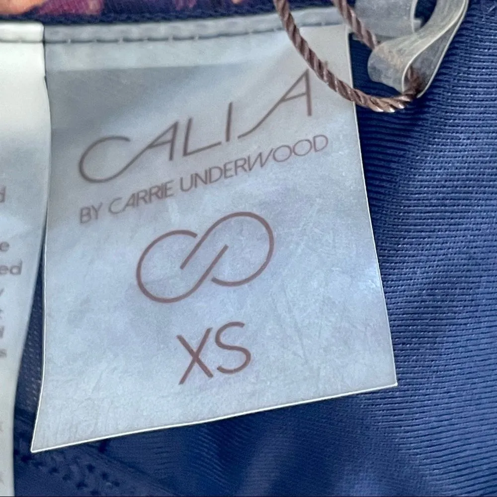 Calia by Carrie Underwood lattice front printed bikini top Size XS - Image 8