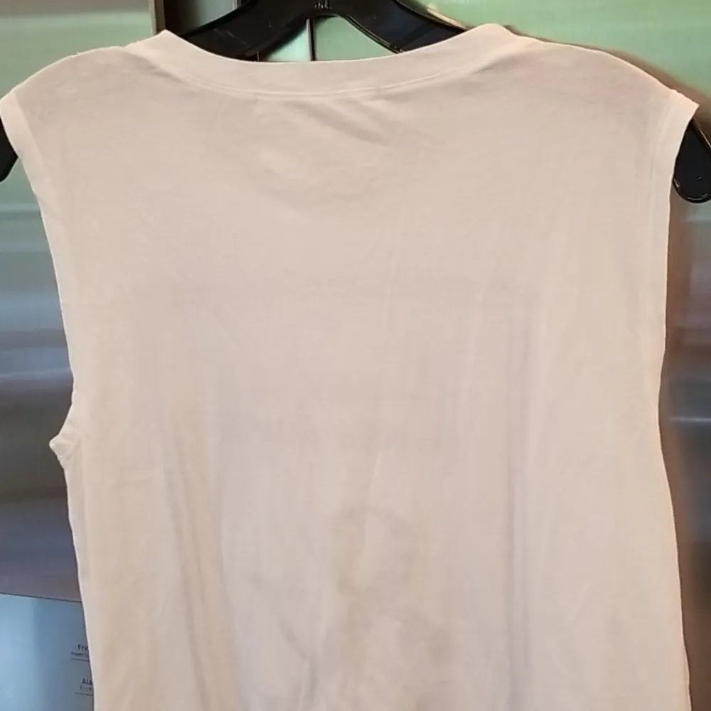 💕MICHAEL STARS💕 Sunday Morning & Mimosas Muscle Tank White One Size - Image 6